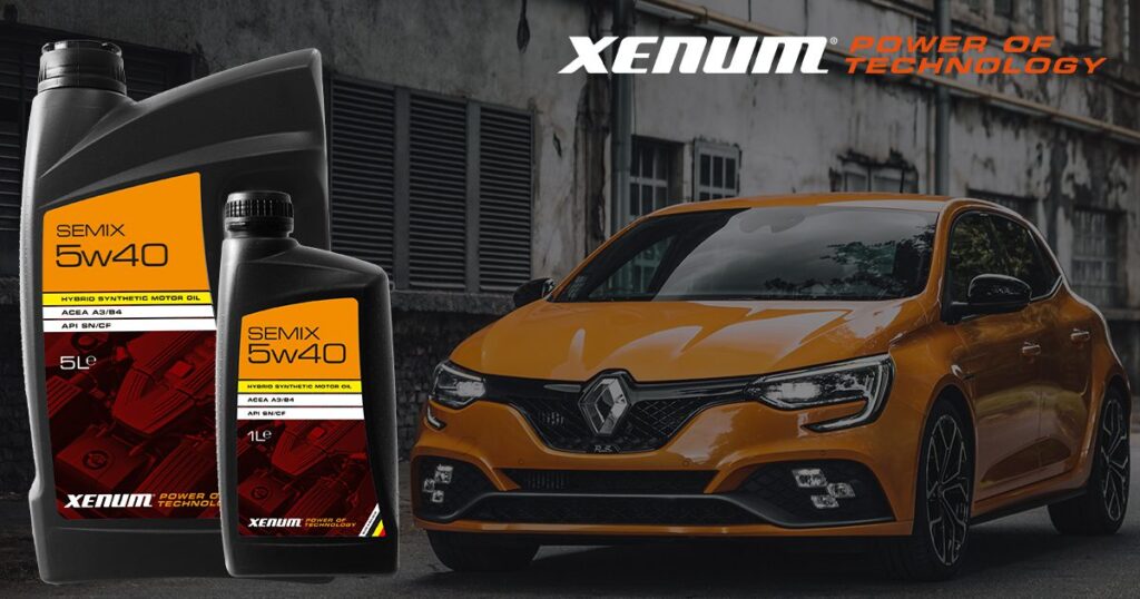 Напівсинтетична моторна олива xenum semix 5w40